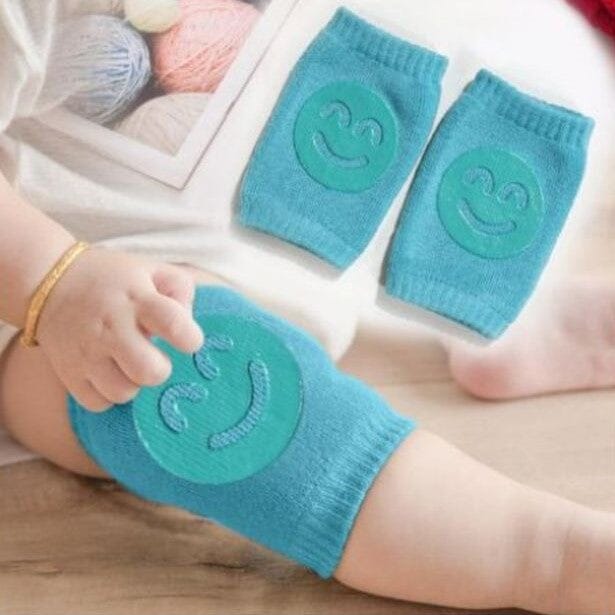 Genouillères - TotiPads™ - SmileyTurquoise - Royaume des Bébés
