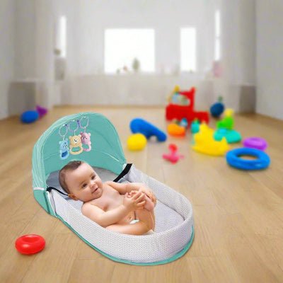 Berceau de Voyage - BabyNest™ - Vert - Royaume des Bébés