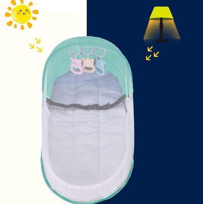 Berceau de Voyage - BabyNest™ - Vert - Royaume des Bébés