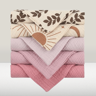 SERVIETTE POUR BEBE - BabyCottonWipe™ - Style A - Royaume des Bébés