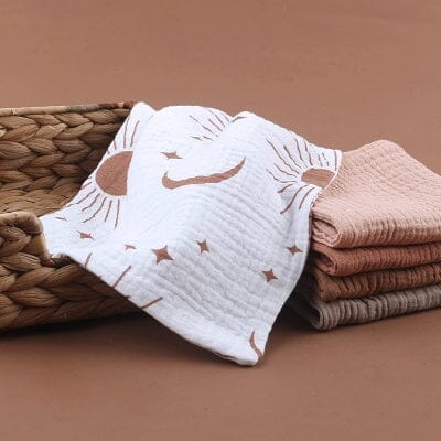 SERVIETTE POUR BEBE - BabyCottonWipe™ - Style D - Royaume des Bébés