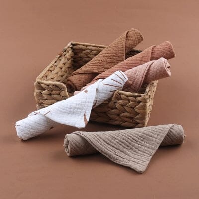 SERVIETTE POUR BEBE - BabyCottonWipe™ - Style D - Royaume des Bébés