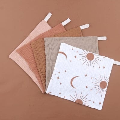 SERVIETTE POUR BEBE - BabyCottonWipe™ - Style D - Royaume des Bébés